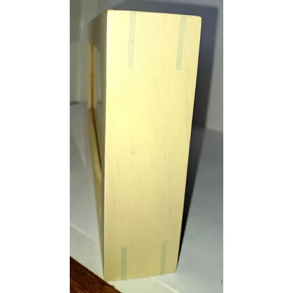 Hanging/Standing Photo Frame Roses Block Style Beige 12.5